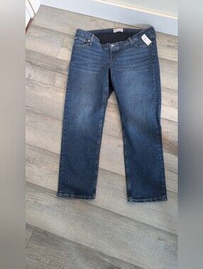 ​NWT GAP Maternity Full Panel Denim Jeans – Size 32 / 14 Long